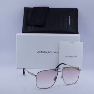 Victoria Beckham VB240S 770 Square Sunglasses – Gold/Blush Gradient
